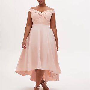 NWT DISNEY SLEEPING BEAUTY AURORA SPECIAL OCCASION LIGHT PINK OFF SHOULDER GOWN